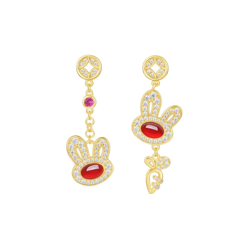 CHOW TAI SENG S925 Silver Earrings Women's-0