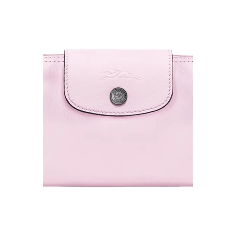 LONGCHAMP Le Pliage Xtra Cow Leather Makeup Bags Clutches Women's Pink-4