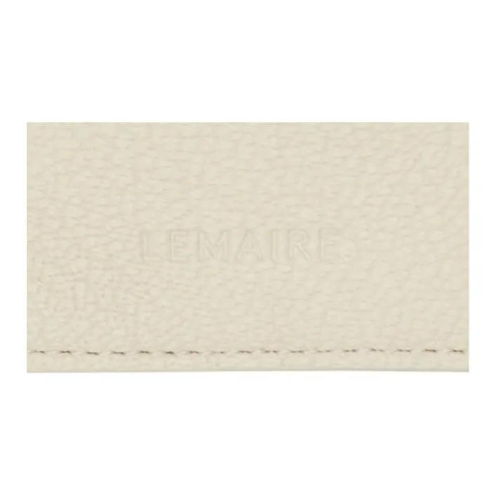 Lemaire Goatskin Envelope Bag Coin Purse Men's Gray White-3