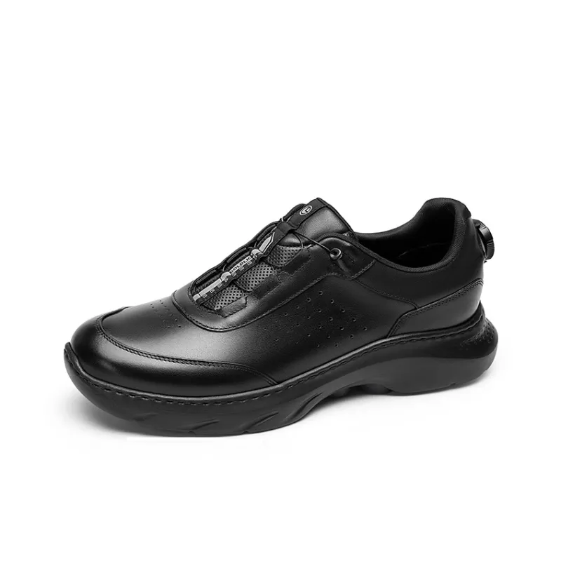 GOLDLION Slip-Resistant Low-Top Casual Shoes Men's Black-1