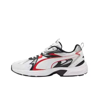 PUMA Anti Slip Wear Resistant Low Top Casual City Commute Running Shoes Men's White