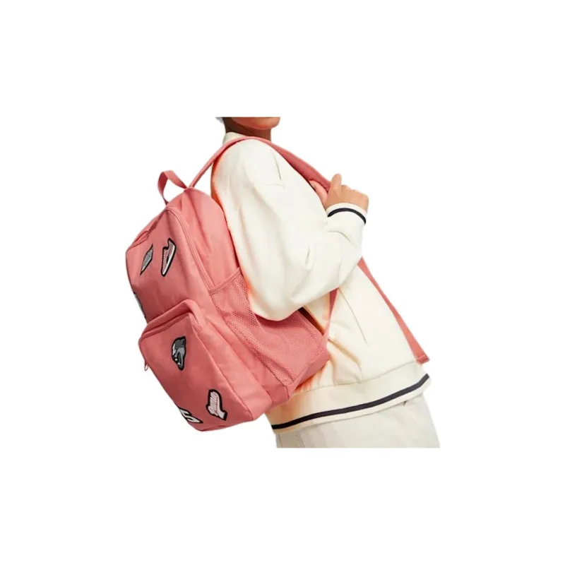 PUMA Fabric Backpack Unisex Orange Red-2