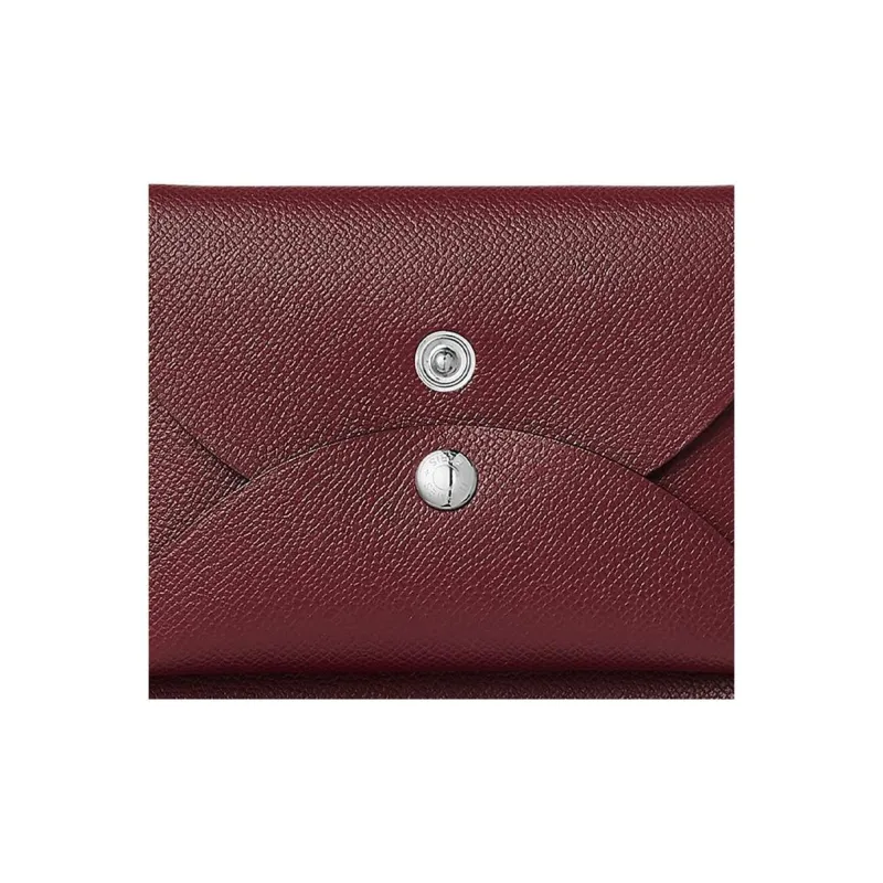 HERMES Calvi Madame Calfskin Card Holder Women's 55 Rouge Hermes Red-3