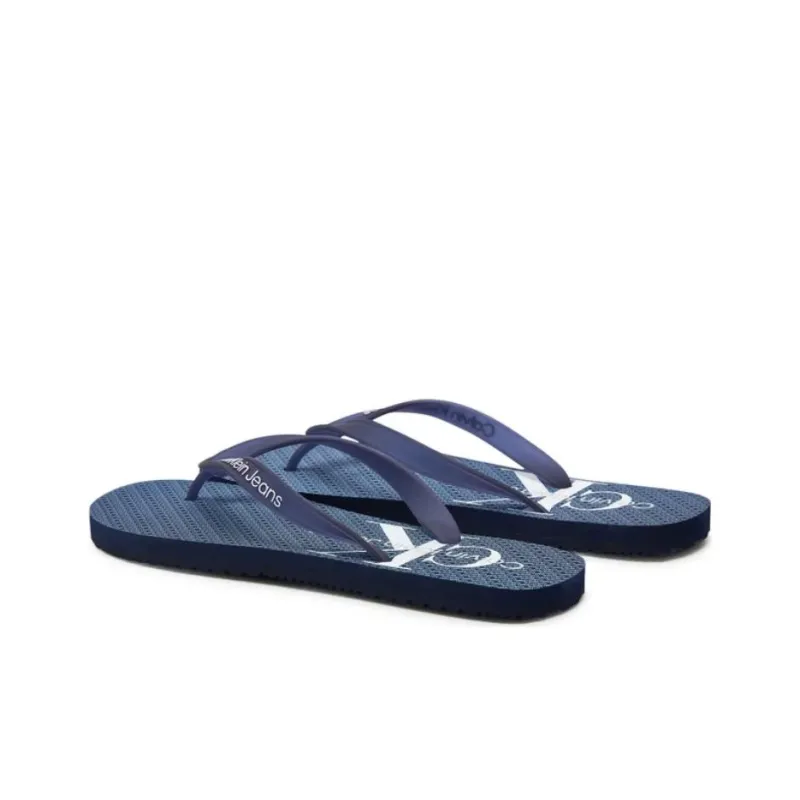 CKJ CALVIN KLEIN JEANS Flip Flops Men's Marine Blue-3