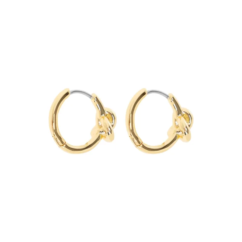 Kate Spade Double Knot Huggies Earrings-1