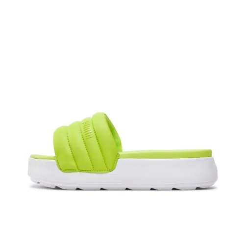 PUMA Karmen Slip Resistant Abrasion Resistant Slide Slippers Women's Green