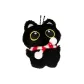 Red Scarf-Small Black Cat Doll Pendant