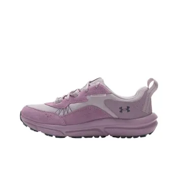 Under Armour Charged Verssert 2 Anti Slip Wear Resistant Low Top Casual Running Shoes Women's Gray Pink