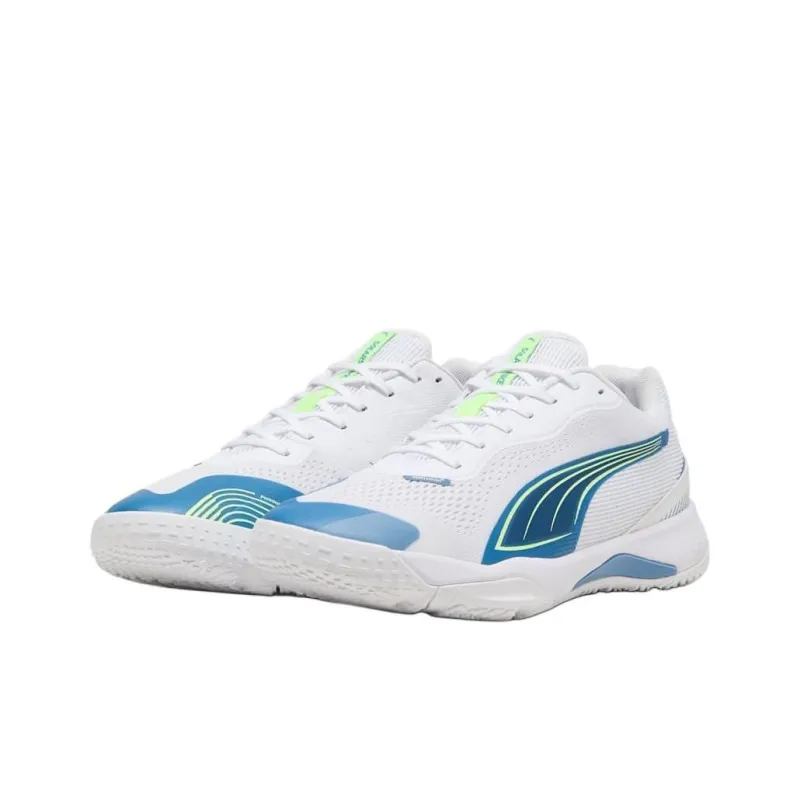 PUMA Solarstrike3 Anti-Slip Wear-Resistant Low-Top Training Shoes Men's White Blue-2