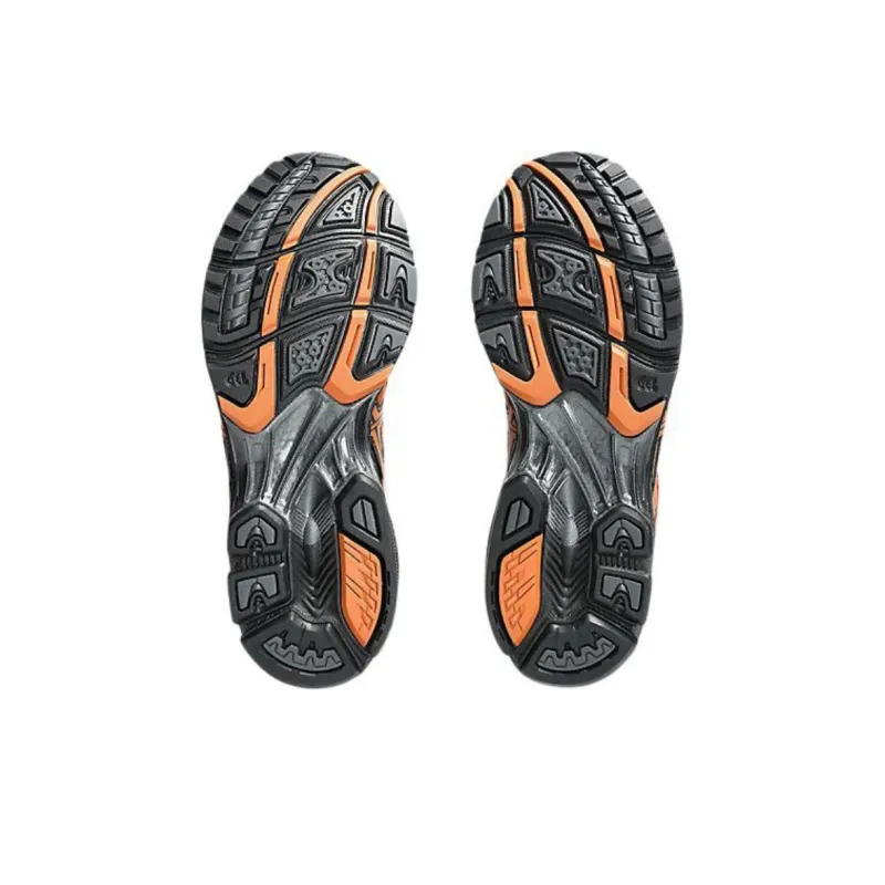 Asics GEL Nimbus 10.1 Anti Slip Wear Resistant Low Top Running Shoes Unisex Black Orange-5