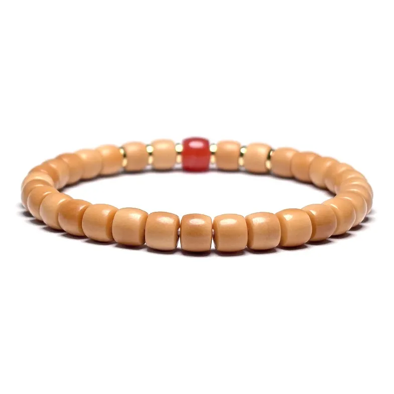 MOUNTAINS AND MANS Bodhi Root New Chinese Style Prosperity And Good Luck Beaded Bracelet Unisex-7