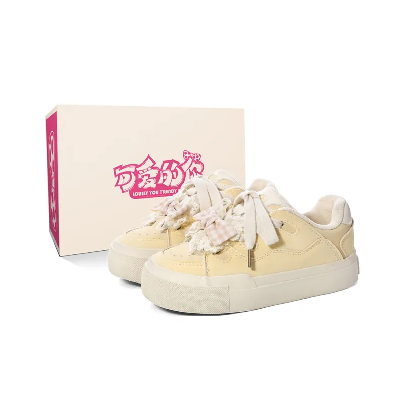 Lovely You Wear resistant And Lightweight Low Top Skateboard Shoes Women's-28