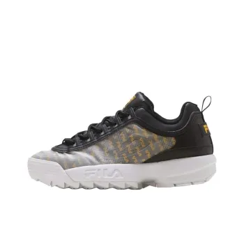 FILA Disruptor 2 Anti-Slip Wear-Resistant Low-Top Casual Shoes Women's Black Gray