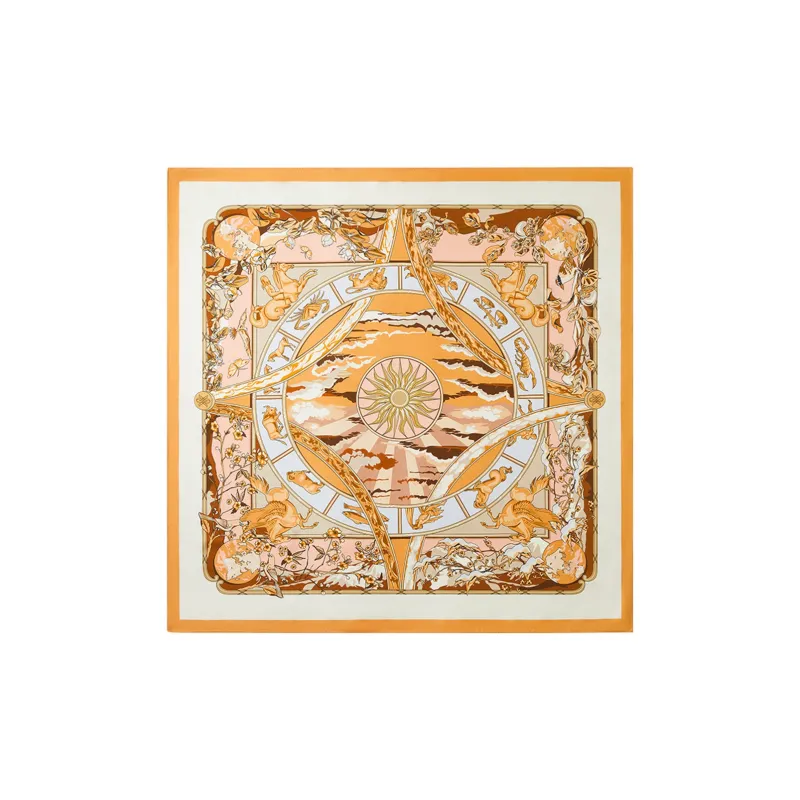WENSLI Silk Scarves Women's-5