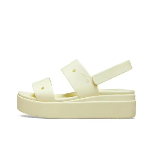 Crocs Brooklyn Beach Sandals Women's Yellow