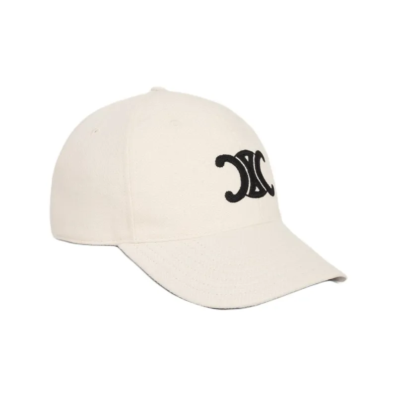 CELINE Triomphe Baseball Cap In Wool-1