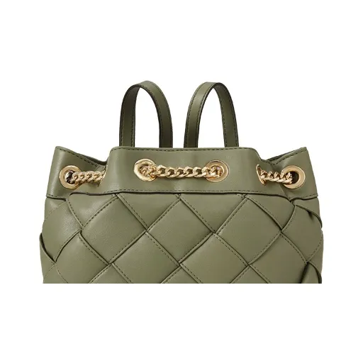 MICHAEL KORS Artificial Leather Backpack Small Size Women's Army Green-2