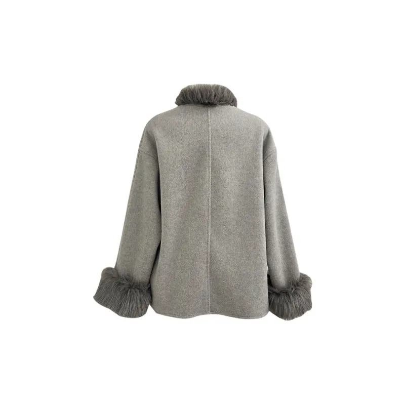 CPAURA Jackets Coats Women's Gray-1