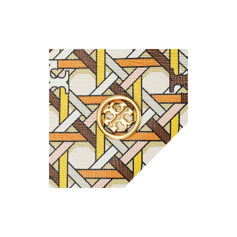 TORY BURCH Robinson Textured Leather Card Holder Card Holder Women's Multicolor-4