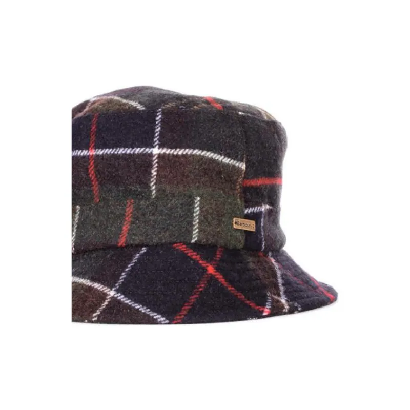 BARBOUR Polyester Wool Acrylic Polyamide Cotton Bucket Hats Women's Brown-2