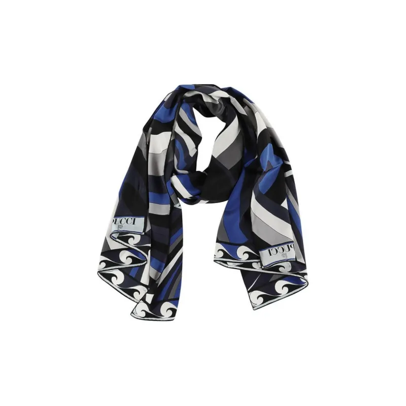 EMILIO PUCCI Iride print Silk Scarf-0