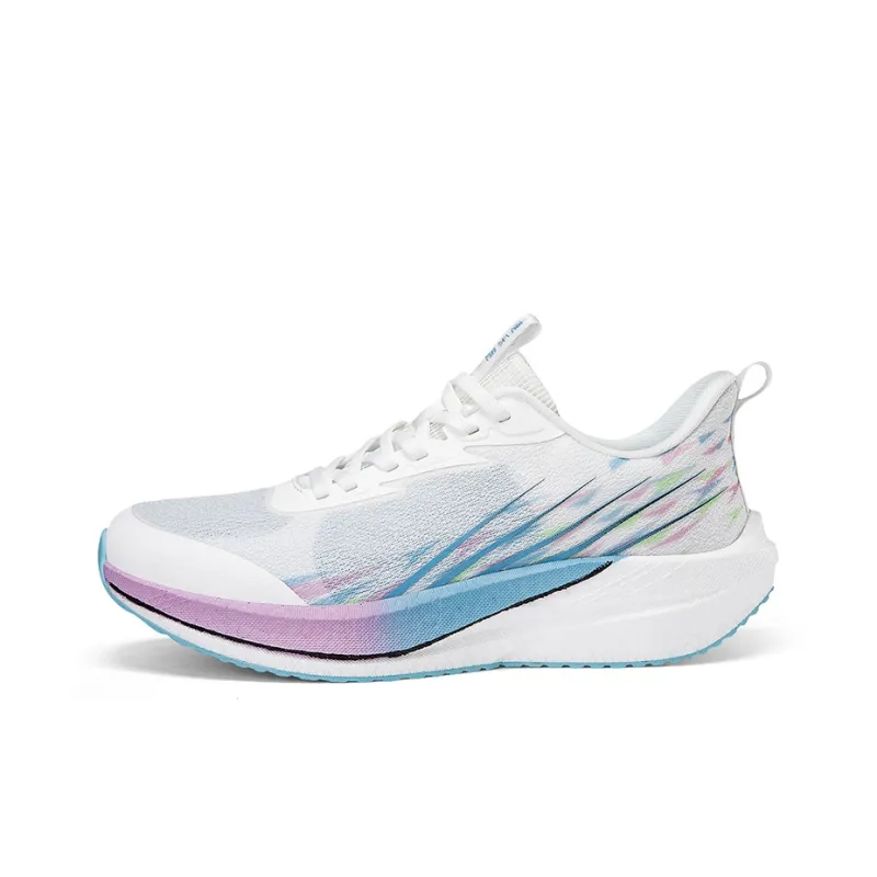 Speed Joy Run Cushioning Anti-Slip And Wear-Resistant Low-Top Carbon Plate Casual Running Shoes Men's White Blue-0