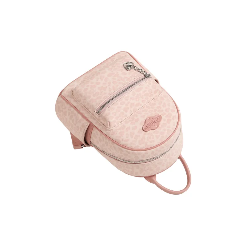 AILUXI Synthetic Leather Backpack Women's Sweetheart Pink-4