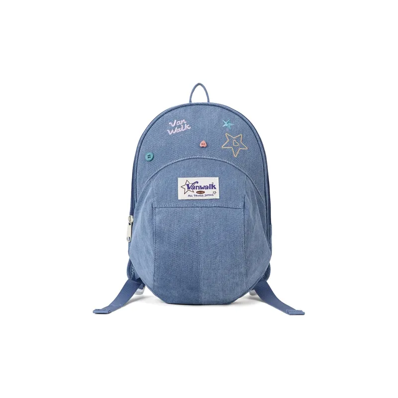 VANWALK Polyester Backpack Large Size Women's Dream Pink/Angel Star/Star Dream Blue/Stars Black-6