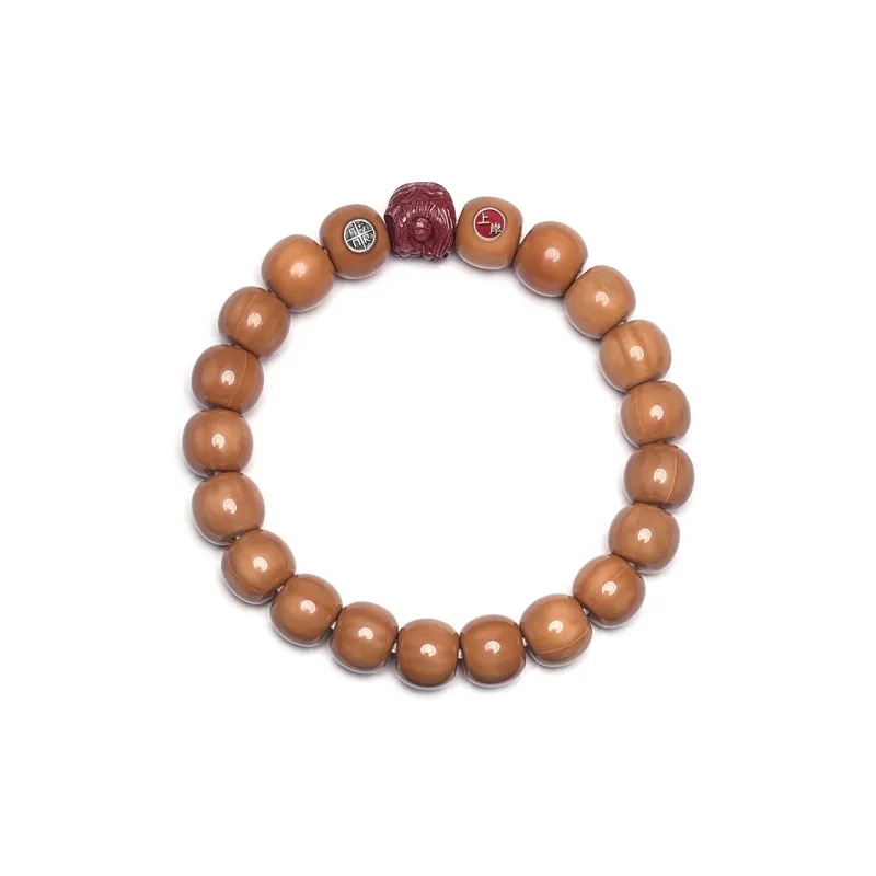 MOUNTAINS AND MANS Monkey Head Walnut Bracelets Unisex-6
