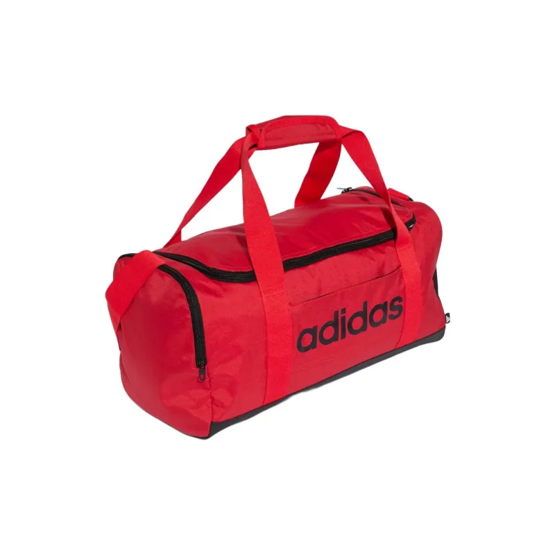Adidas Polyester One Shoulder Crossbody Portable Gym Bag Small Size Unisex Red-1