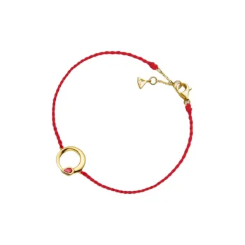 YIN 18K Gold, Red Spinel Bracelets Unisex Gold