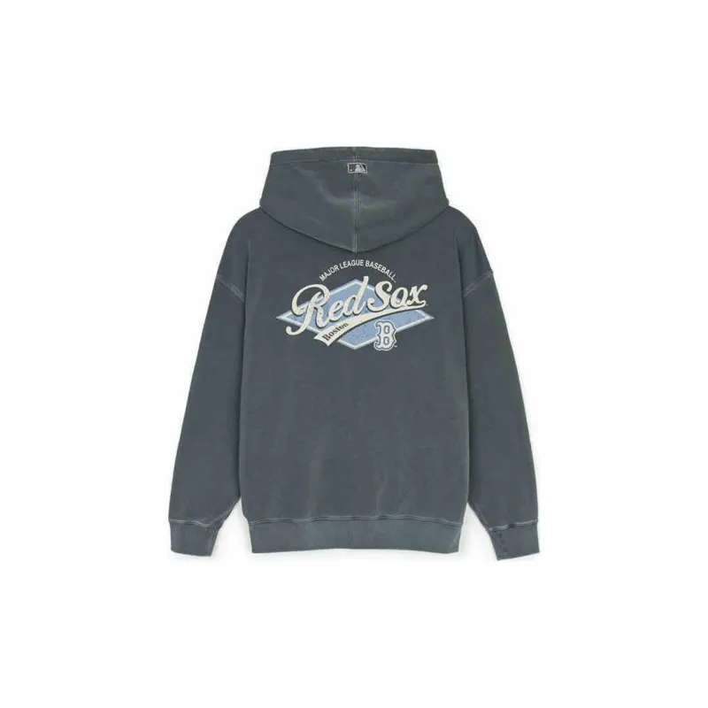 MLB Boston Red Sox RED SOX Sweatshirt Unisex Dark Charcoal Gray-1