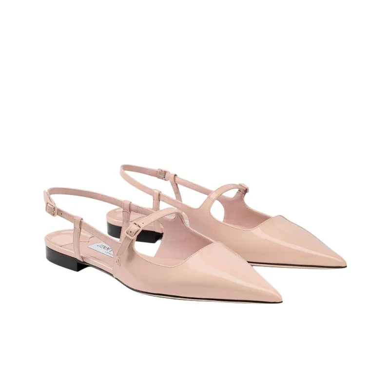 Jimmy Choo Didi Casual Single Shoes Women's Pink-1