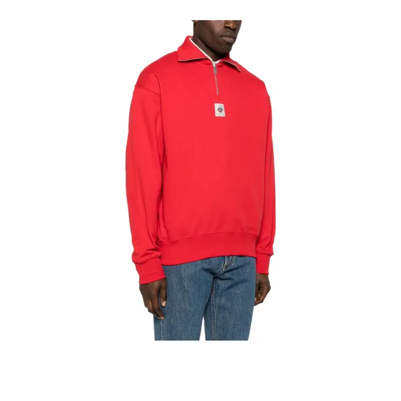 BALLY Emblem Patch High Neck Sweatshirt-3