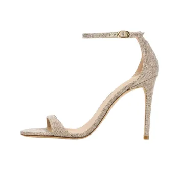 Stuart Weitzman/SW Nudist II Strap Sandals 10cm Women's Beige