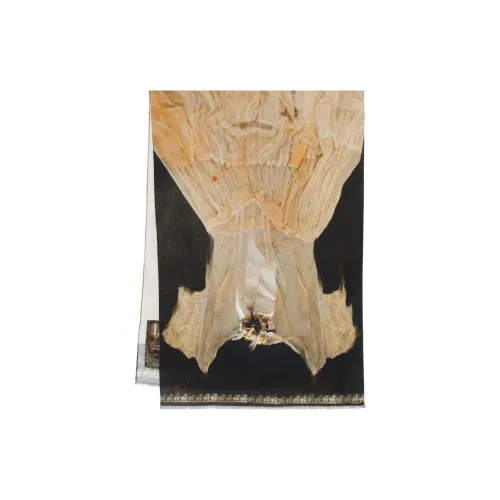 Boy London Linen Knit Scarves Women's Black