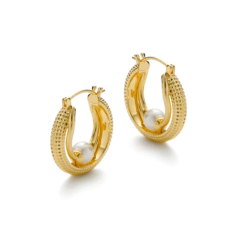 RSNY Gold Plated Copper Earrings Women's-0