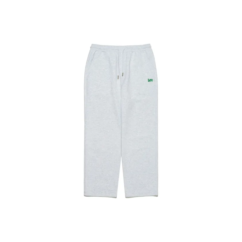 Lee Knitted Sweatpants Unisex Gray-0