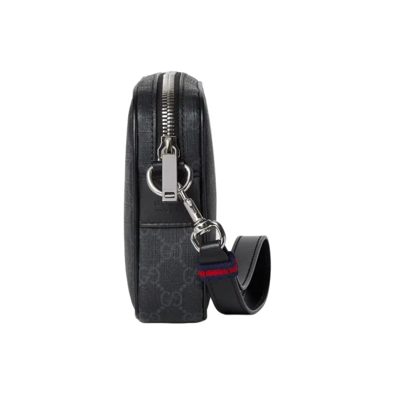 GUCCI GG Supreme Canvas Clutch Men's Black-2