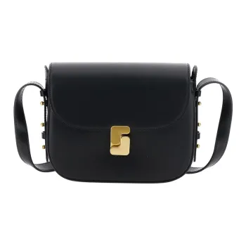 SOEUR Leather Shoulder Bag Mini Women's Black