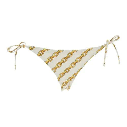 VERSACE Chain Printed Tie Fastened Bikini Bottoms