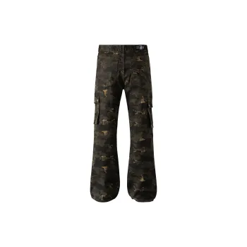 XINYINSU SS25 Jeans Unisex Camouflage Military