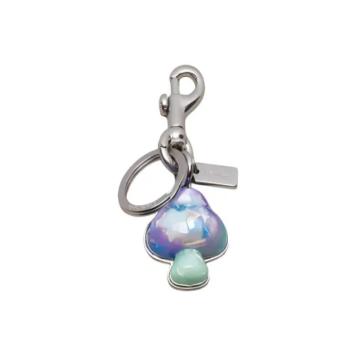 COACH Bag Charm Resin Bag Accessories Unisex Blue & Multicolor