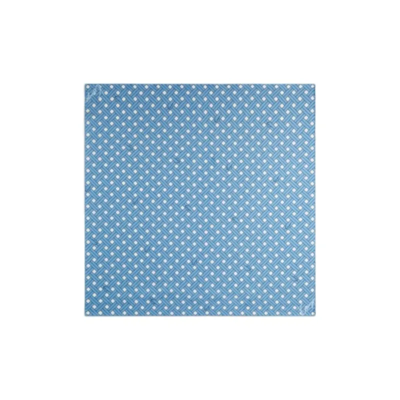 KENZO Mulberry Silk Scarves Women's Blue/Black-0