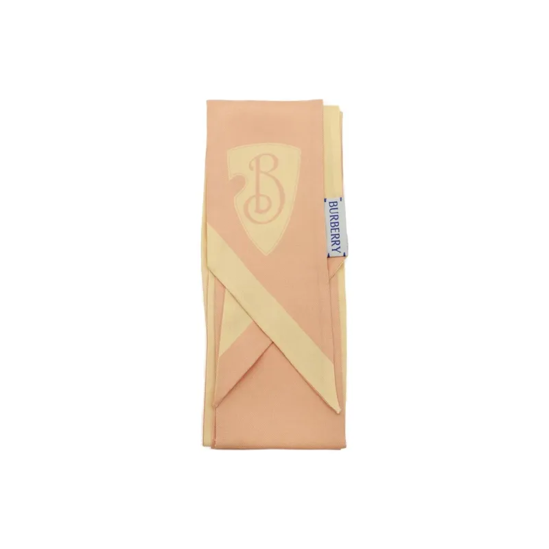 Burberry Skinny Reversible B Shield Scarf-0