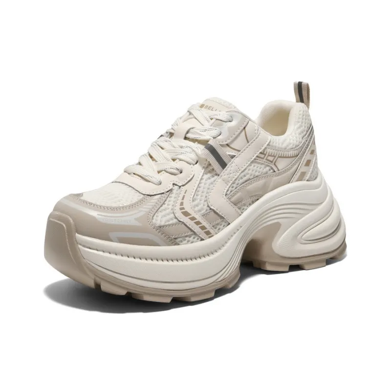BELLE Abrasion Resistant Low Top Chunky Sneakers Women's-1
