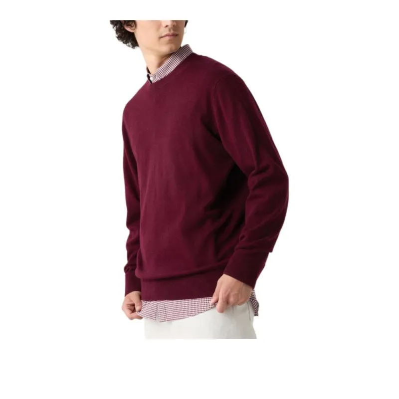 UNIQLO Cashmere Sweater Unisex Dark Red-0