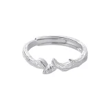 Intertwined Branch Design Couple Rings (Women's)