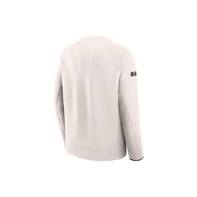 Nike Ohio State Buckeyes 2025 College Football Playoff Media Day Tech Fleece Men's Nike College Pullover Crew-1