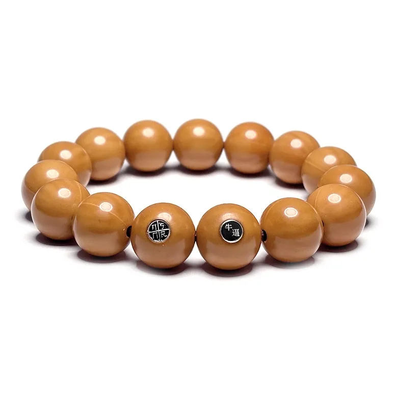 MOUNTAINS AND MANS Monkey Head Walnut Wealth Rolling New Chinese Style Good Luck Beaded Bracelet Men's-9